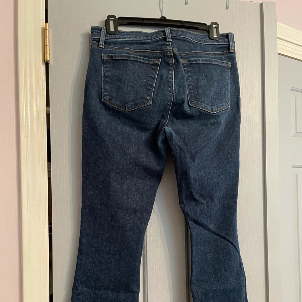 J brand cropped boot cut jeans